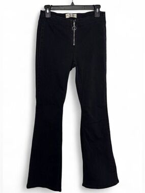 We the Free Black Flares with Front Zip